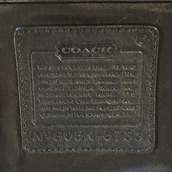 Coach Black Quilted Shoulder Bag with Fur Accent - Picture 7 of 8